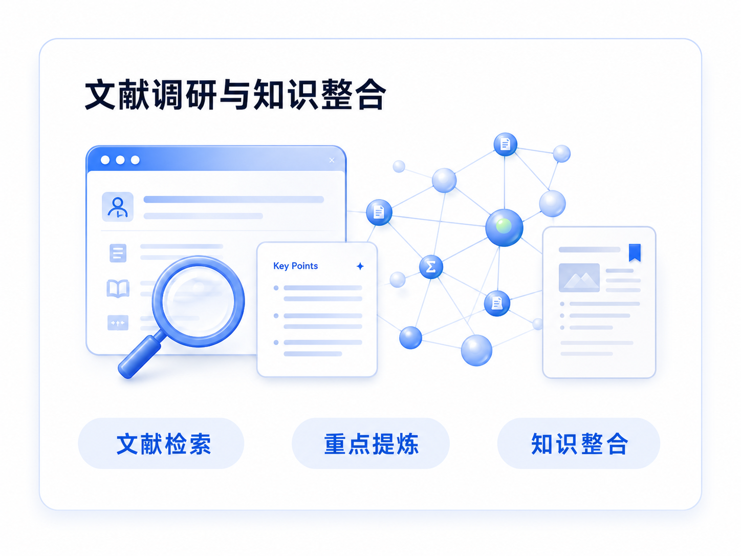 文献调研与知识整合:文献检索、重点提炼与知识整合
